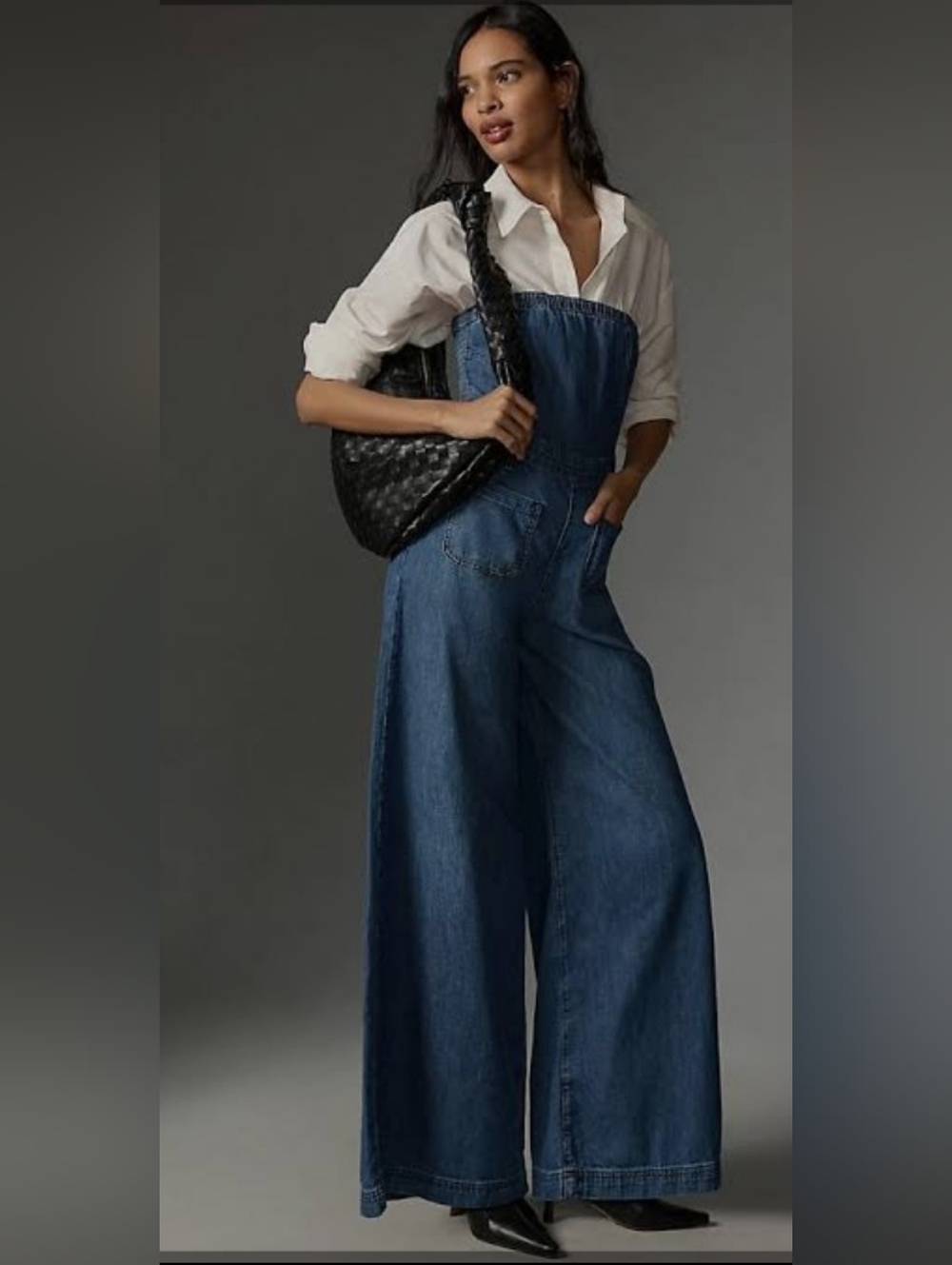 Pilcro Skipper Denim Jumpsuit, Size 2 , nwot